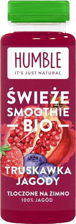 Smoothie fraise fraîche - baies BIO 300 ml HUMBLE