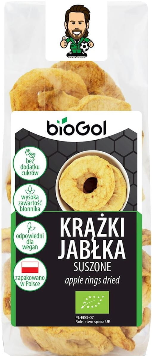 Rondelles de pommes séchées BIO 100 g - BIOGOL