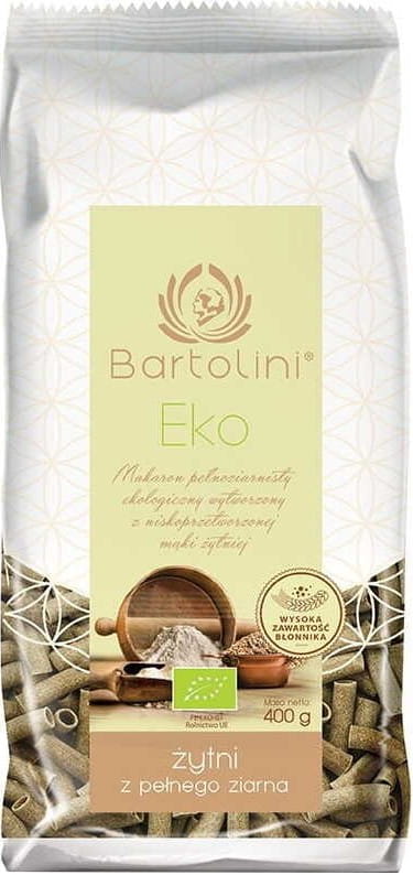 Pâtes (seigle complet) tube BIO 400 g - BARTOLINI