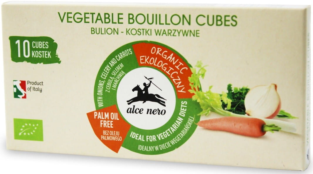 Bouillon cube de légumes BIO 100g ALCE NERO