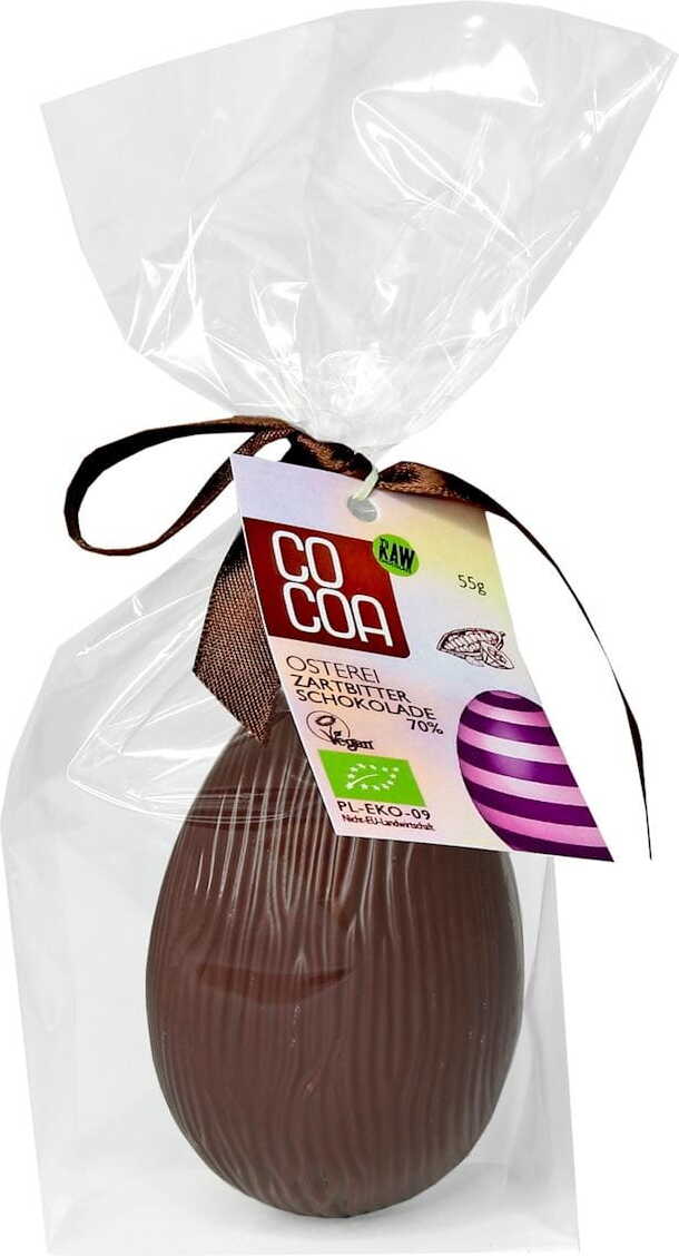 Oeuf en chocolat noir BIO 55 g - CACAO