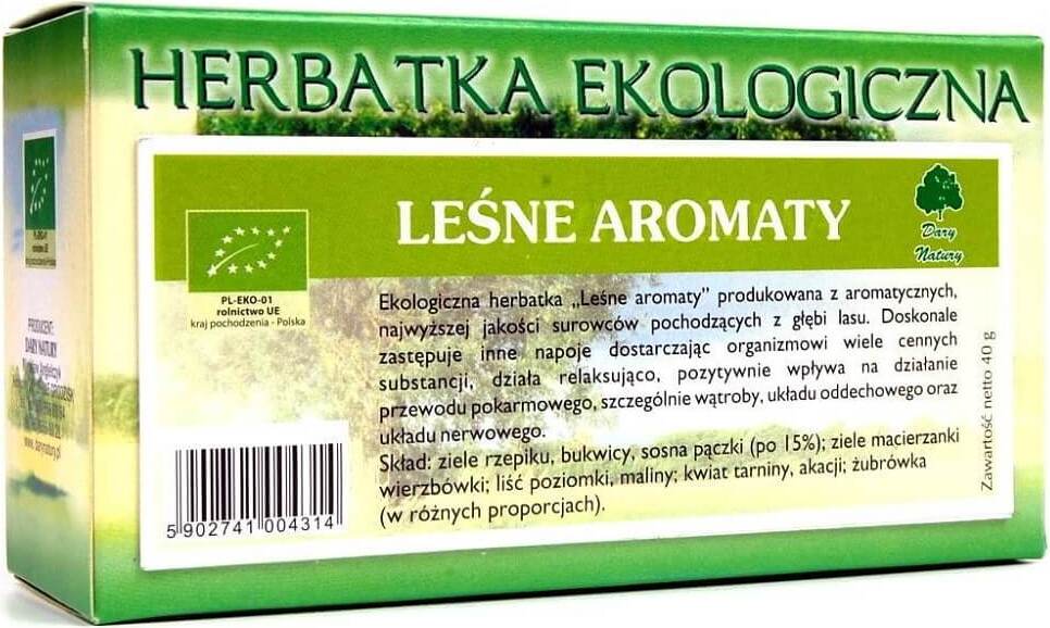Thé bio arômes forestiers (20 x 2 g) - CADEAUX DE LA NATURE