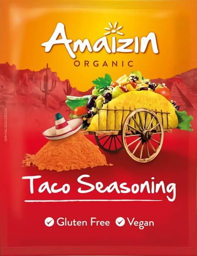 Assaisonnement taco en poudre sans gluten BIO 30 g - AMAIZIN