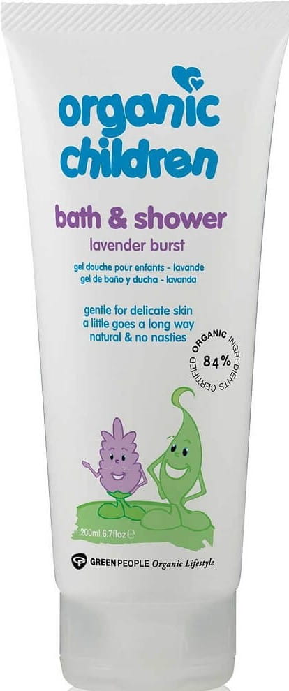 Gel douche et bain lavande pour enfants 200ml GREEN PEOPLE