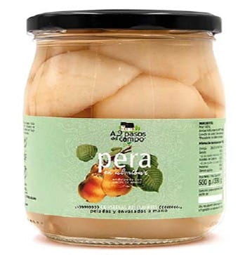 Poires sans gluten au sirop de riz BIO 550 g - A2 PASOS DEL CAMPO