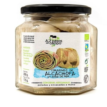Coeurs d'artichauts en saumure sans gluten BIO 290 g - A2 PASOS DEL CAMPO