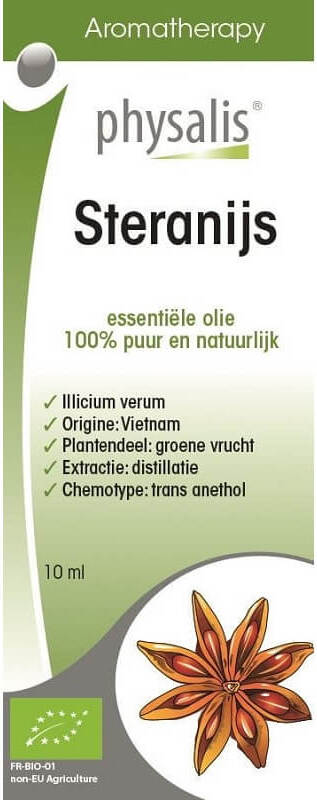 Huile essentielle de Steranijs (badiane étoilée) BIO 10 ml - PHYSALIS