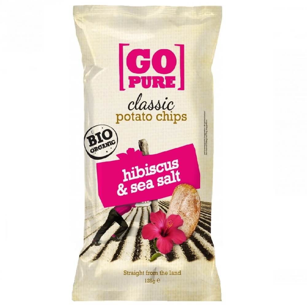 Chips d'hibiscus sans gluten BIO 125 g GO PURE