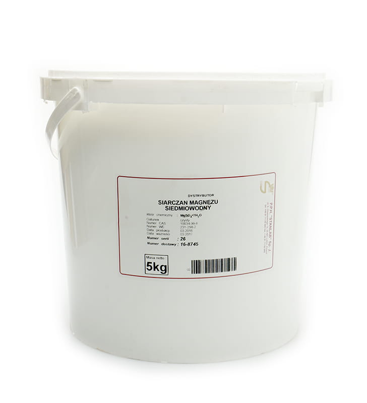 Sulfate de magnésium heptahydraté sel amer epsom czch 5kg STANLAB