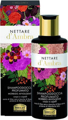 Shampooing et gel douche parfumé Nettare d'Ambra 200 ml - HELAN