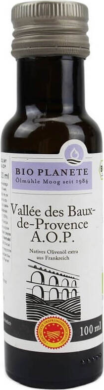 Huile d'olive vierge extra de la vallée de la vallée des baux - de - provence aop BIO 100ml - BIO PLANETE
