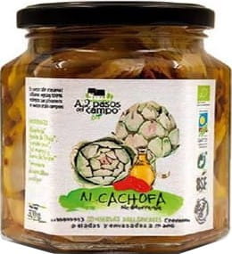 Artichauts aux tomates à l'huile d'olive sans gluten BIO 300 g - A2 PASOS DEL CAMPO