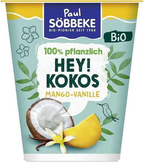 Dessert mangue coco - vanille BIO 330 g - SOBBEKE