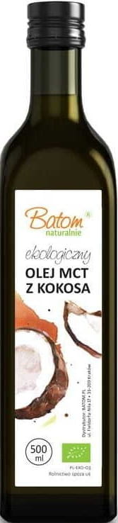 Huile MCT de noix de coco BIO 500 ml - BATOM