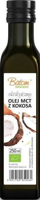 Huile MCT de noix de coco BIO 250 ml - BATOM