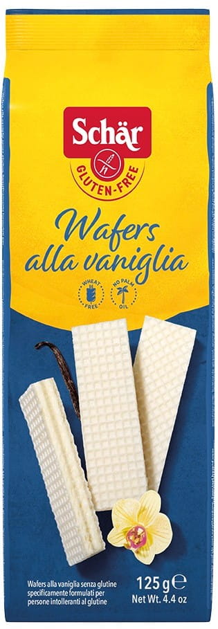 Gaufrettes vaniglia gaufrettes à la vanille sans gluten 125 g SCHÄR