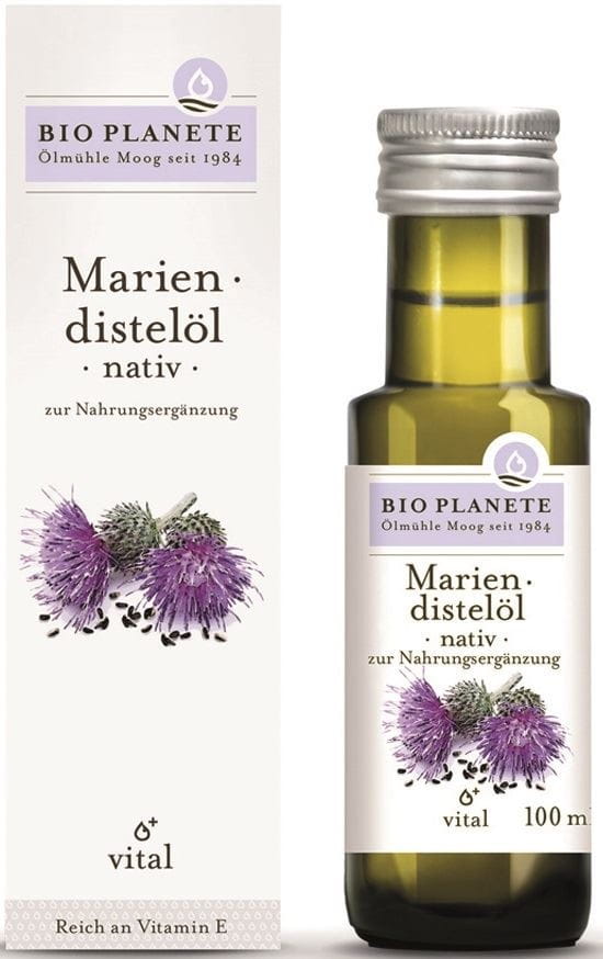 Huile de Chardon Marie pressée à froid BIO 100 ml - BIO PLANETE