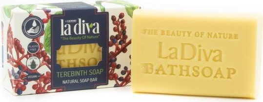 Savon en barre collant pistache 100 g - LA DIVA