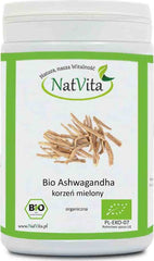 Ashwagandha BIO racine moulue 500 g NATVITA