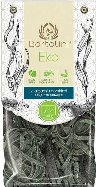 Pâtes (semoule aux algues marines) de nids tagliatelles BIO 250 g - BARTOLINI