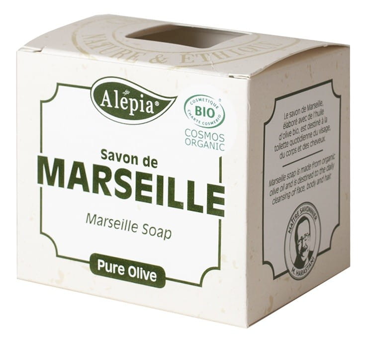 Savon de Marseille aux olives 100% BIO 230 g - ALEPIA