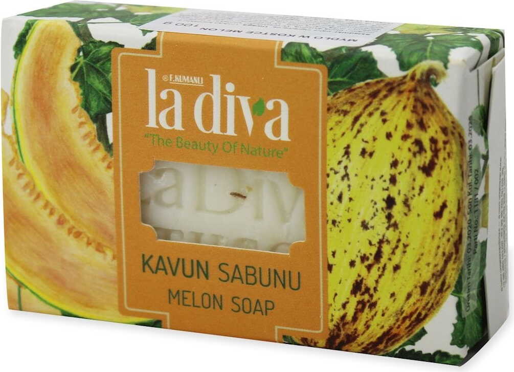 Savon cube de melon 100 g - LA DIVA
