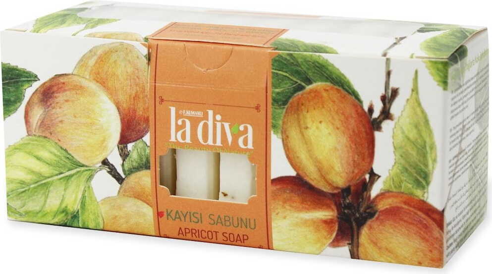 Savon boutique abricot (10 x 225 g) 225 g - LA DIVA