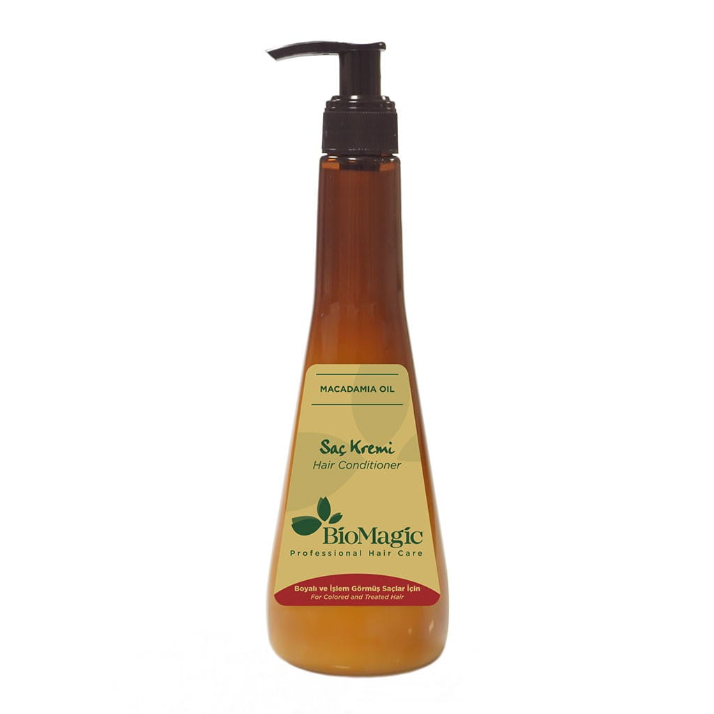 Après-shampoing pour cheveux colorés à l'huile de macadamia 300 ml - BIOMAGIC