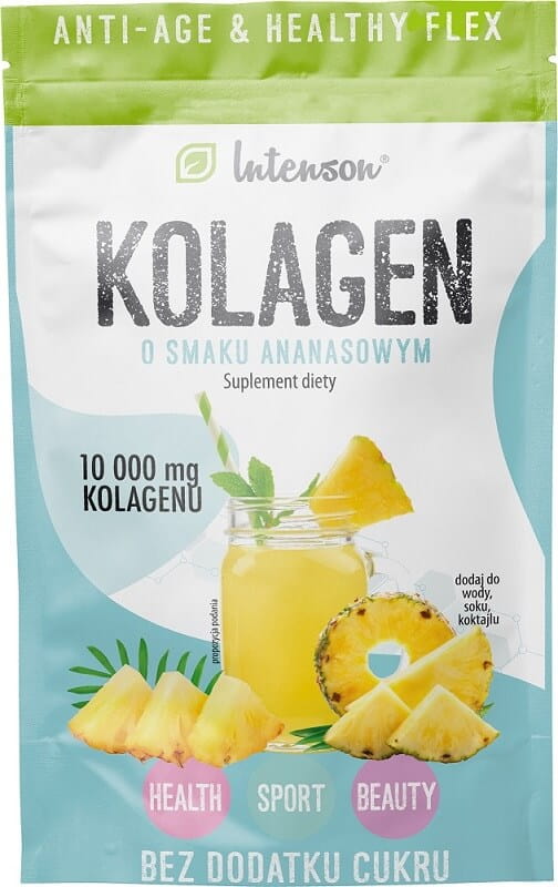 Collagène 10000 MG au goût ananas en poudre 113 g INTENSON