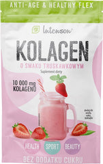 Collagène 10000 MG au goût fraise en poudre 107 g INTENSON