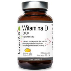 Vitamine D3 5000iu 60 gélules KENAY