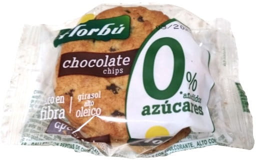 Biscuits aux pépites de chocolat sans sucre ajouté 45 g FLORBU