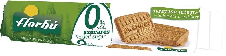 Biscuits sans sucre ajouté desayuno intégral 160 g FLORBU