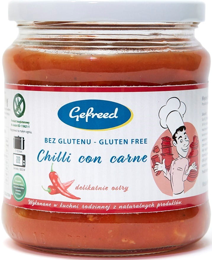 Chili con carne sans gluten 400 g - GEFEED