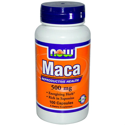 Maca racine 500 mg 100 gélules NOW FOODS