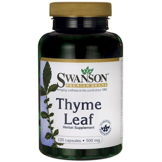Thym feuille 500mg 120 gélules de SWANSON