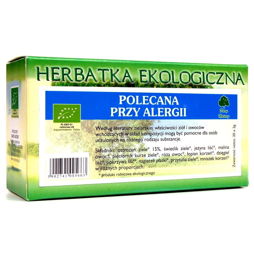 Tisane recommandée pour les allergies BIO (20 x 2 g) - CADEAUX DE LA NATURE