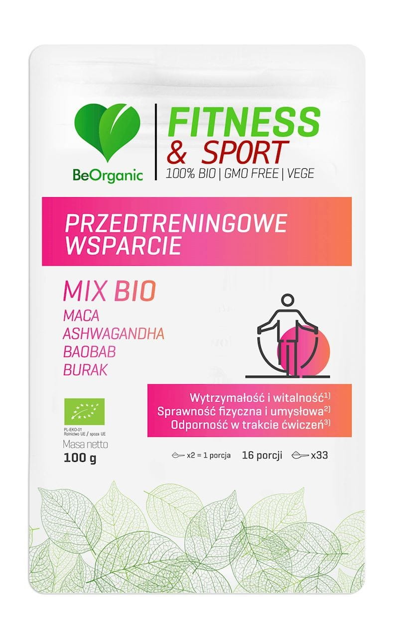 Mélange de poudre pré-training support BIO 100 g - BE ORGANIC