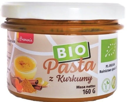 Pâte de curcuma sans gluten BIO 160 g PREWENIS