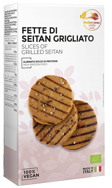 Seitan grillé BIO 200 g - MEDITERRANEA