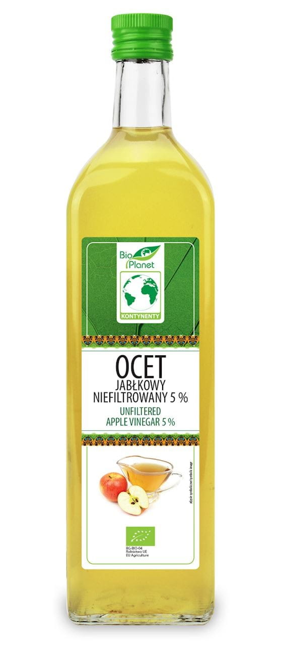 Vinaigre de cidre BIO non filtré 5% 1000 ml - BIO PLANET