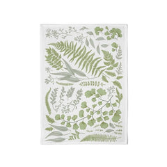 Torchon en coton feuilles vertes - CHIC - MIC