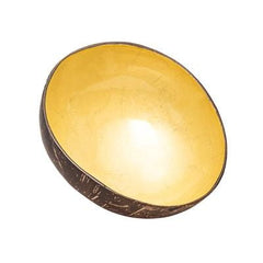 Bol décoratif en coque de noix de coco jaune - CHIC - MIC