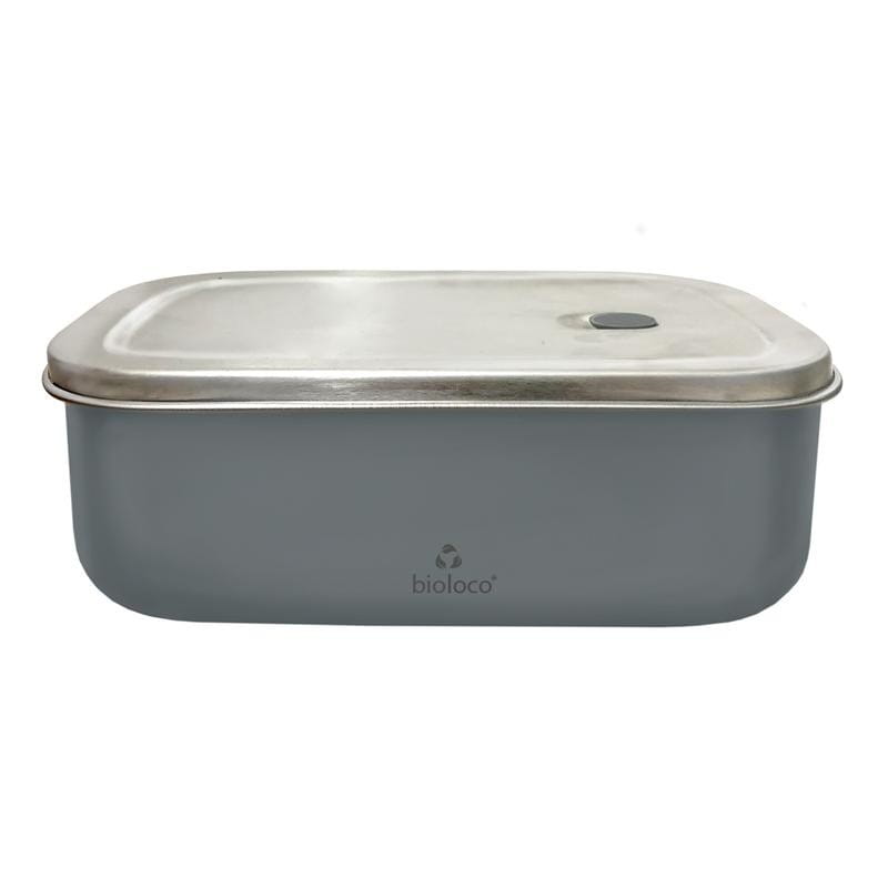 Lunch box inox avec un compartiment gris foncé 800 ml - CHIC - MIC