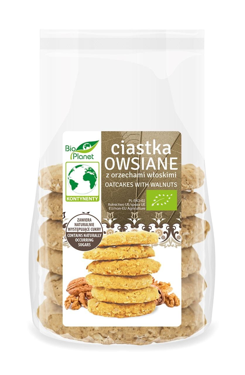 Biscuits à l'avoine et aux noix BIO 170 g - BIO PLANET