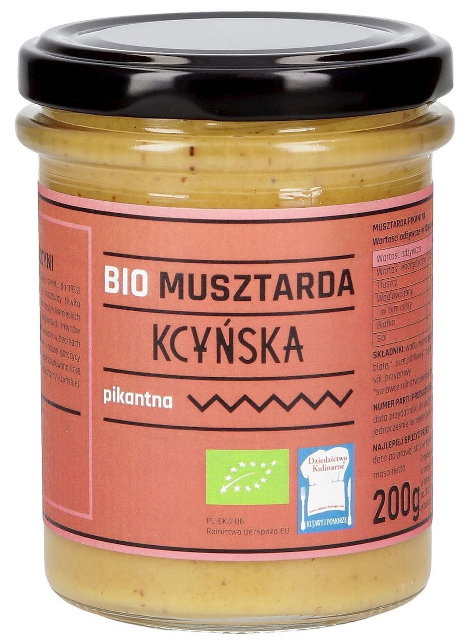 Moutarde épicée BIO 200 g - MOUTARDE KCYŃSKA