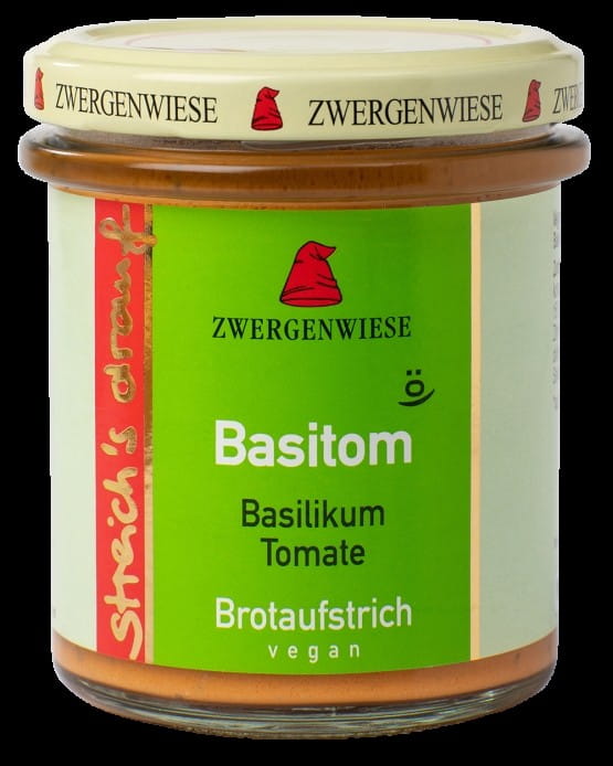 Pâte de tomate au basilic sans gluten BIO 160 g - ZWERGENWIESE