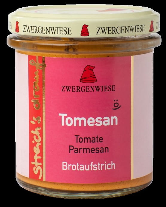 Pâte de tournesol aux tomates et parmesan sans gluten BIO 160 g - ZWERGENWIESE