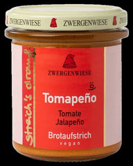 Pâte végétale au piment jalapeno sans gluten BIO 160 g - ZWERGENWIESE