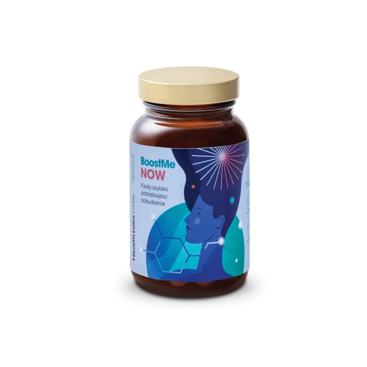 Capsules pour augmenter l'énergie (boost me now) 60 pièces - HEALTH LABS